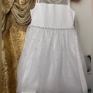 White formal dress